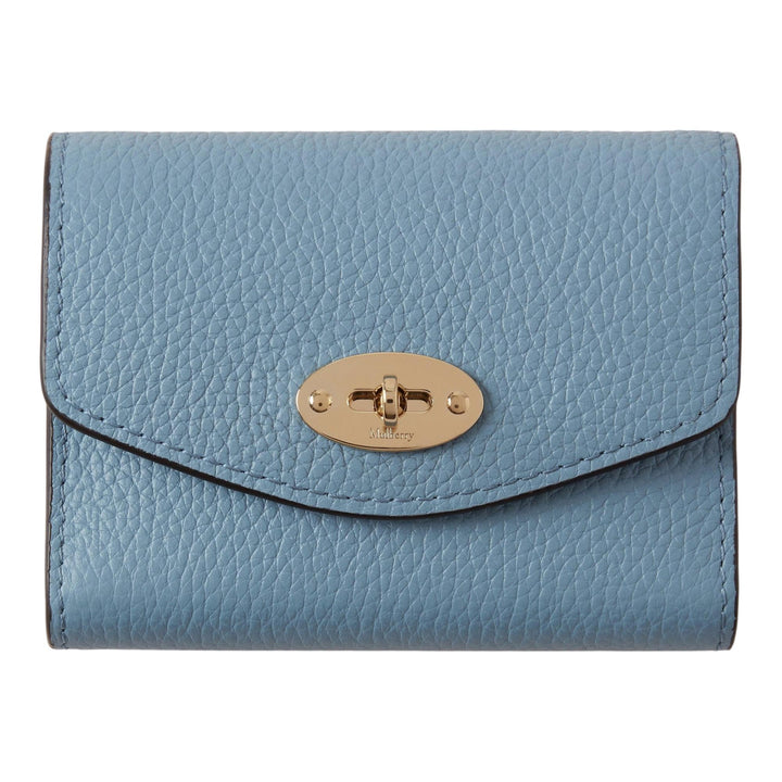 Club21 - Mulberry - Darley Concertina Wallet Brighton Blue Small Classic Grain - SMALL FRENCH PURSES - Brighton Blue