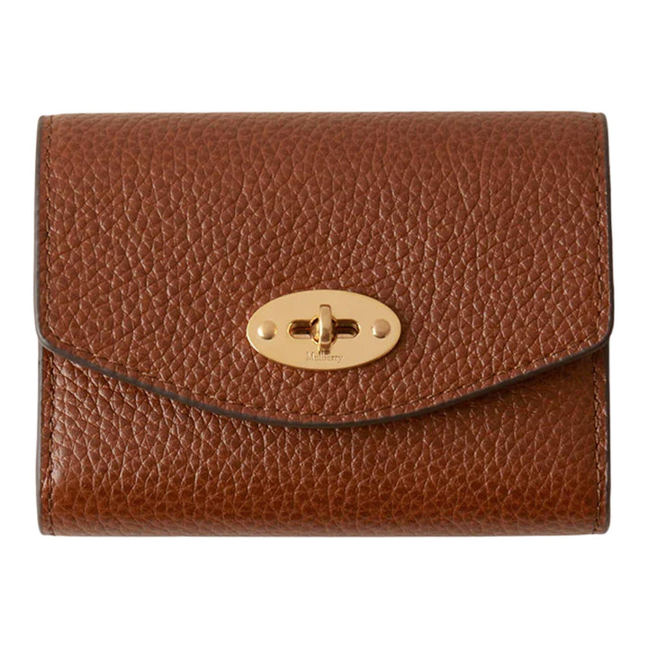Club21 - Mulberry - Darley Concertina Wallet Oak Two-Tone Small Classic Grain - SMALL FRENCH PURSES - Brown