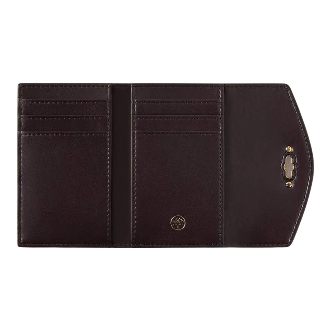 Club21 - Mulberry - Darley Folded Multi-Card Wallet Orchid Bloom Small Classic Grain - MULTI-CARD WALLETS - Orchid Bloom