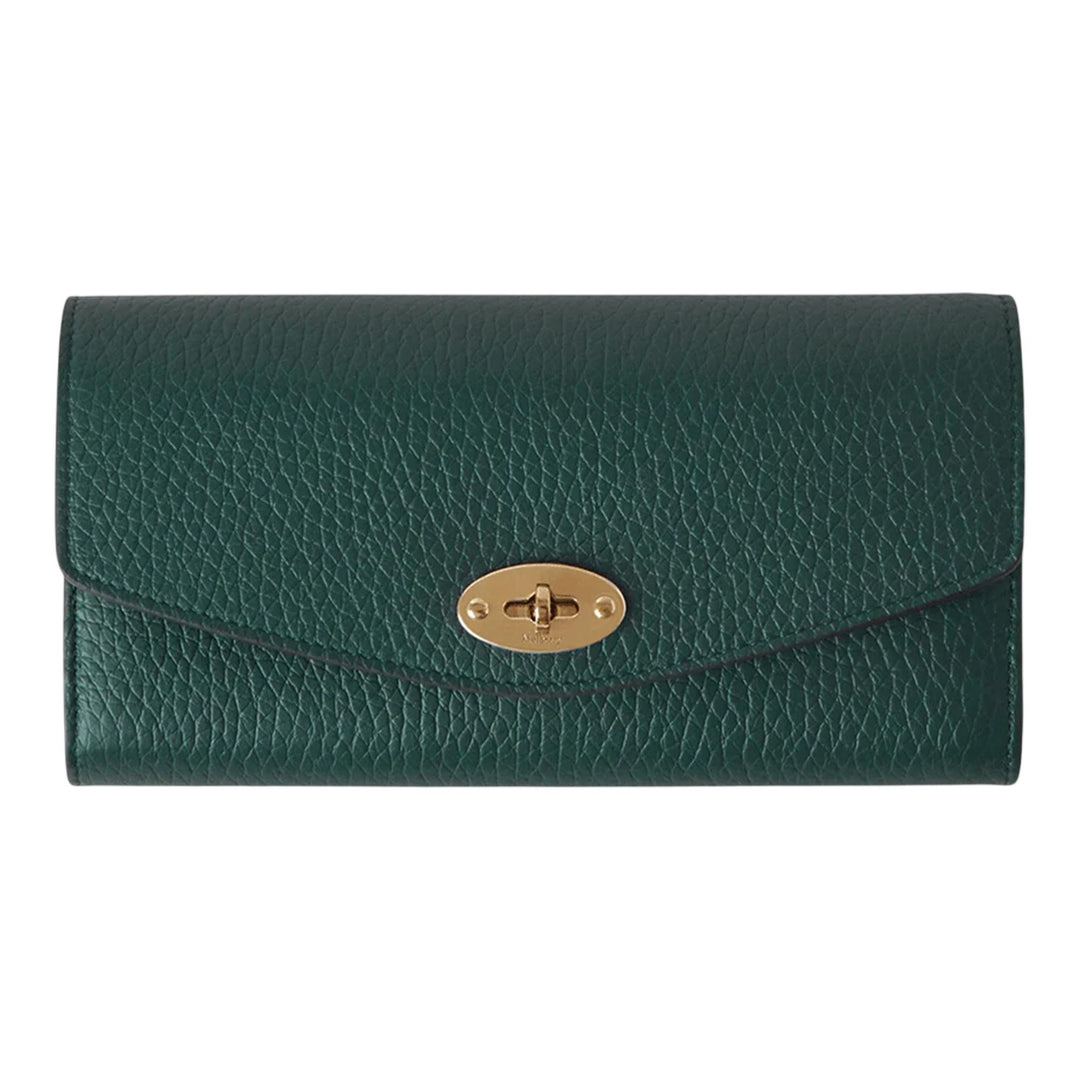 Club21 - Mulberry - Darley Wallet Heavy Grain (Mulberry Green) - LONG WALLETS - Mulberry Green