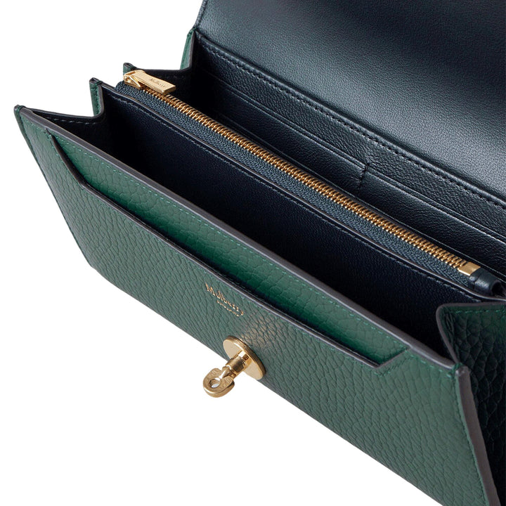 Mulberry-Darley-Wallet-Heavy-Grain-Dark-Green-3