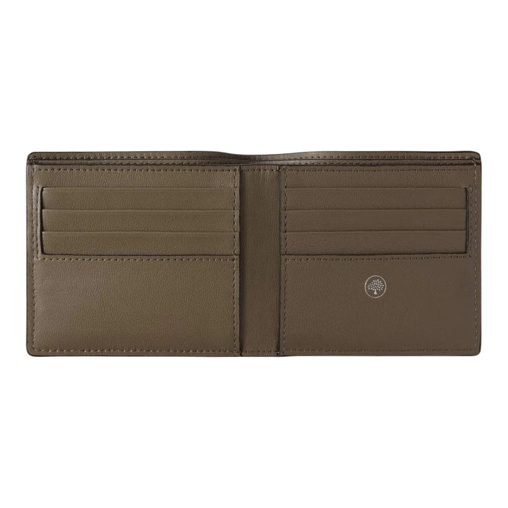 Club21 - Mulberry - Farringdon 8 Card Wallet Linen Green Small Classic Grain - MULTI-CARD WALLETS - Linen Green
