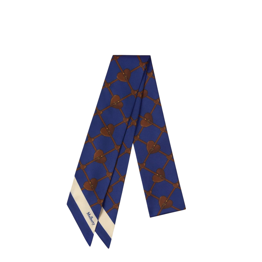 Heart Pocket Skinny Scarf