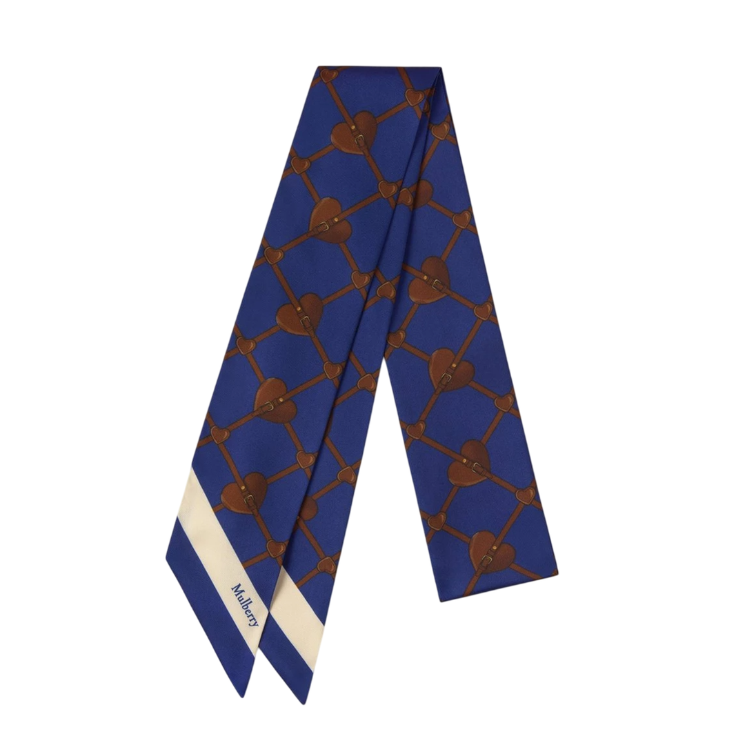 Heart Pocket Skinny Scarf