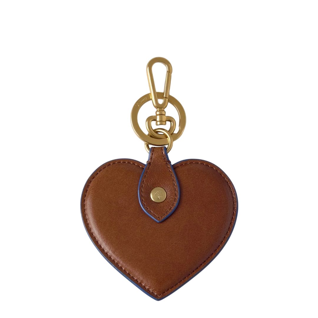 Heart Keyring Small Classic Grain