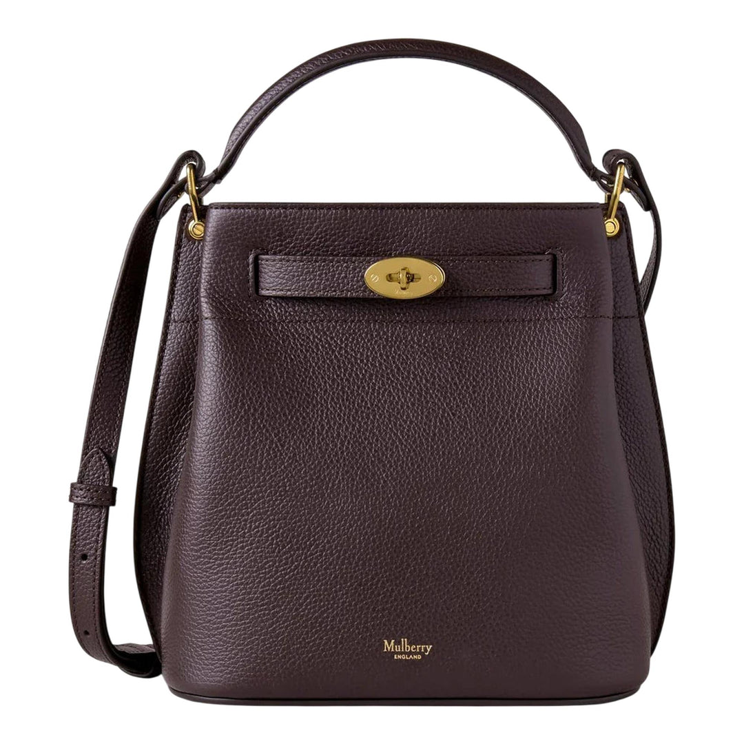 Club21 - Mulberry - Islington Bucket Ebony Small Classic Grain - MEDIUM CROSS BODY - Ebony