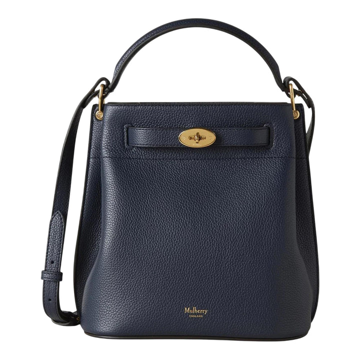 Club21 - Mulberry - Islington Bucket Night Sky Small Classic Grain - HANDBAGS - Dark Blue