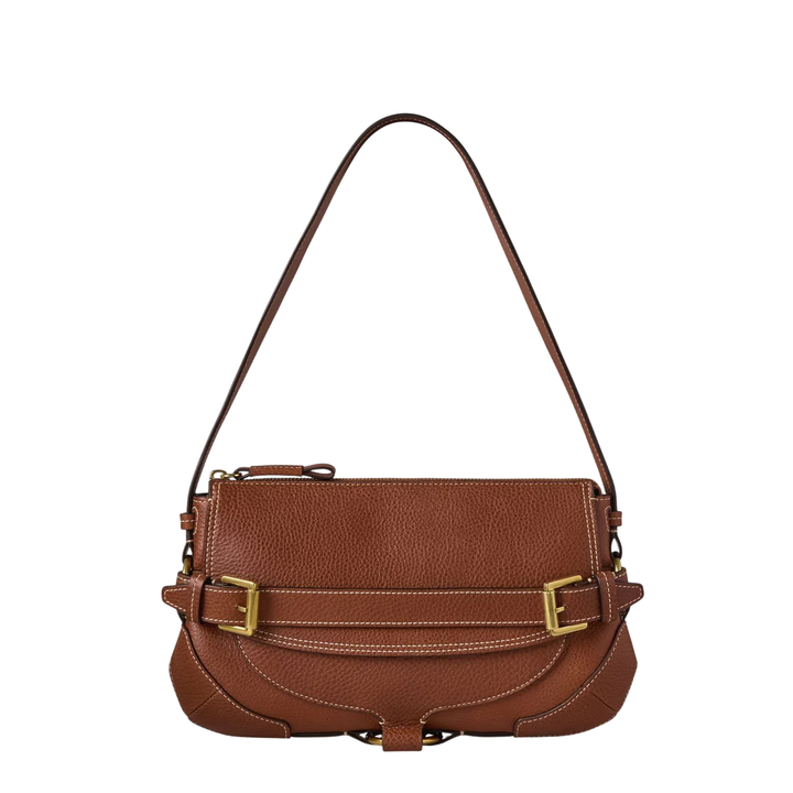 Lennox Shoulder Bag Oak Natural Vegetable Tanned