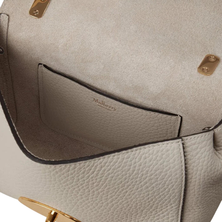Club21 - Mulberry - Lily Carbon Neutral Chalk Heavy Grain - SMALL SHOULDER BAGS - Chalk