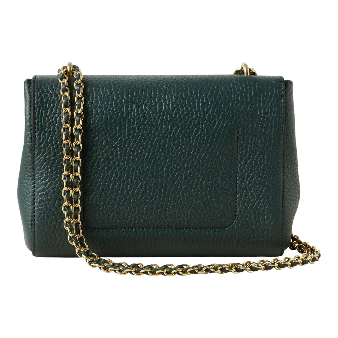 Club21 - Mulberry - Lily Carbon Neutral Mulberry Green Heavy Grain - SMALL SHOULDER BAGS - Dark Green