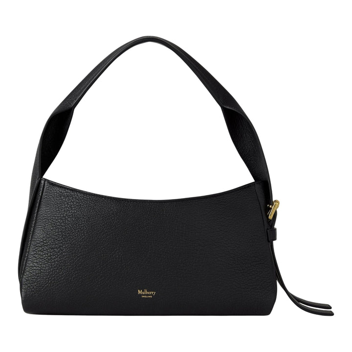 Club21 - Mulberry - Maggie Shoulder Bag Black Natural Grain - MEDIUM SHOULDER BAGS - Black