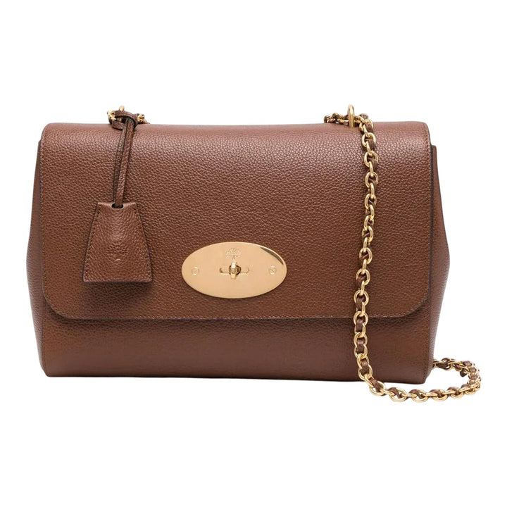Club21 - Mulberry - Medium Lily Two Tone Small Classic Grain (Oak) - MEDIUM SHOULDER BAGS - Oak