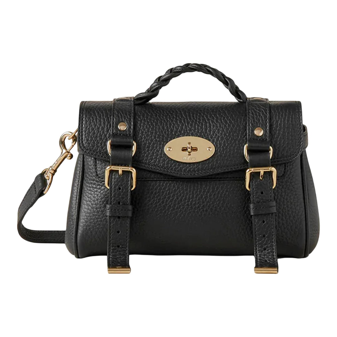 Club21 - Mulberry - Mini Alexa Heavy Grain - MINI TOP HANDLE - Black