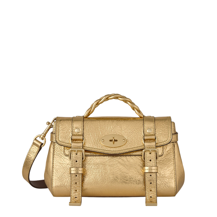Mini Alexa Somerset Gold Grainy Metallic