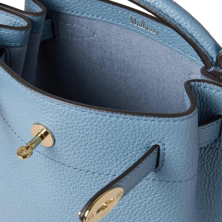 Club21 - Mulberry - Mini Islington Bucket Brighton Blue Small Classic Grain - MINI BAGS - Blue
