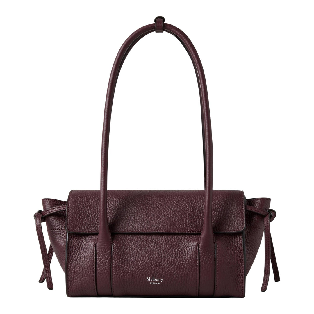 Club21 - Mulberry - Mini Soft Bayswater Black Cherry Heavy Grain - MINI SHOULDER BAGS - Black Cherry