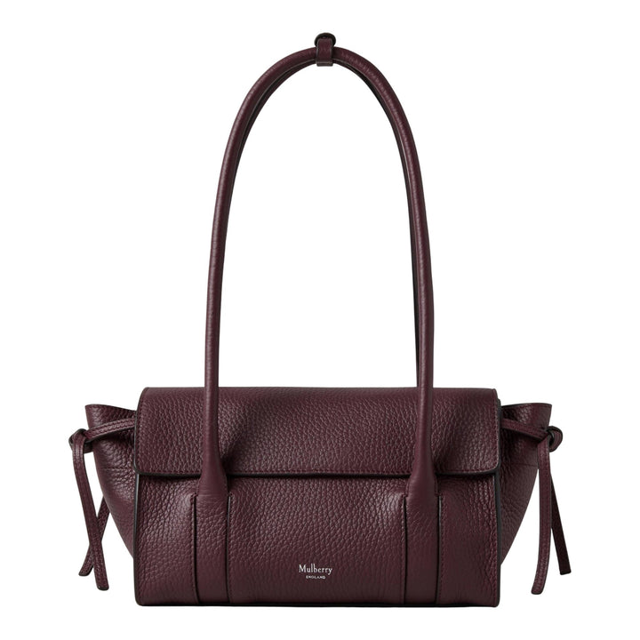 Club21 - Mulberry - Mini Soft Bayswater Black Cherry Heavy Grain - MINI SHOULDER BAGS - Black Cherry