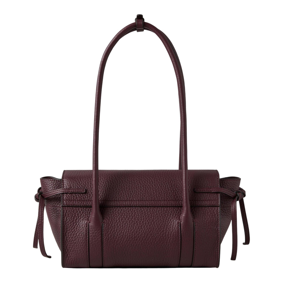 Club21 - Mulberry - Mini Soft Bayswater Black Cherry Heavy Grain - MINI SHOULDER BAGS - Black Cherry