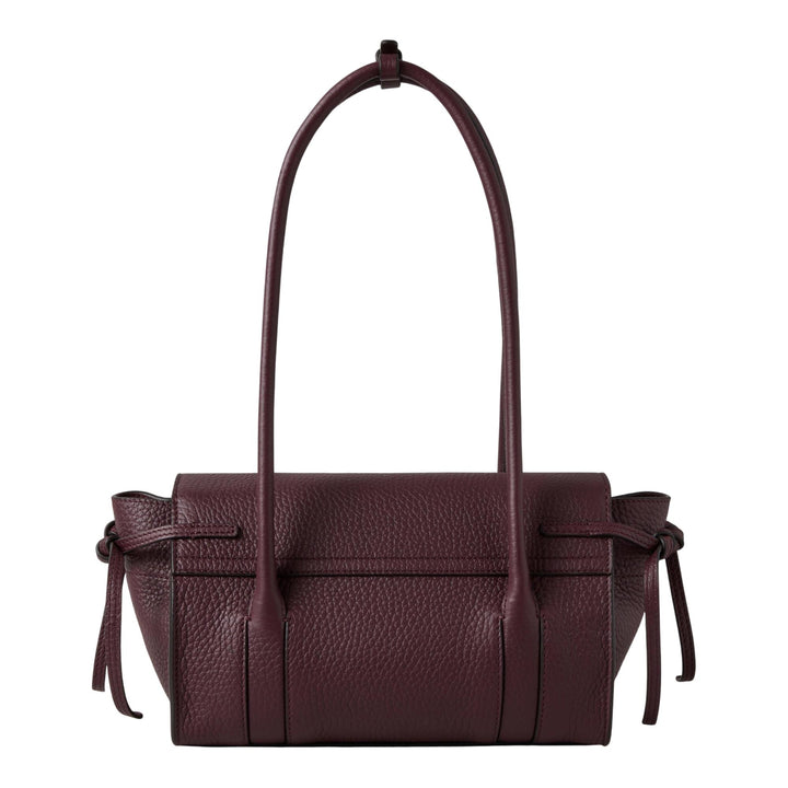 Club21 - Mulberry - Mini Soft Bayswater Black Cherry Heavy Grain - MINI SHOULDER BAGS - Black Cherry