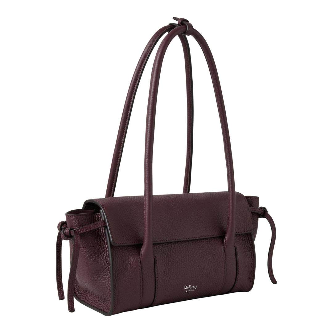 Club21 - Mulberry - Mini Soft Bayswater Black Cherry Heavy Grain - MINI SHOULDER BAGS - Black Cherry