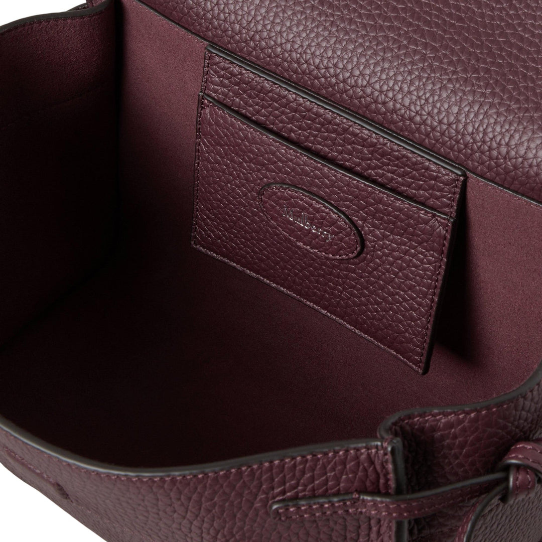 Club21 - Mulberry - Mini Soft Bayswater Black Cherry Heavy Grain - MINI SHOULDER BAGS - Black Cherry