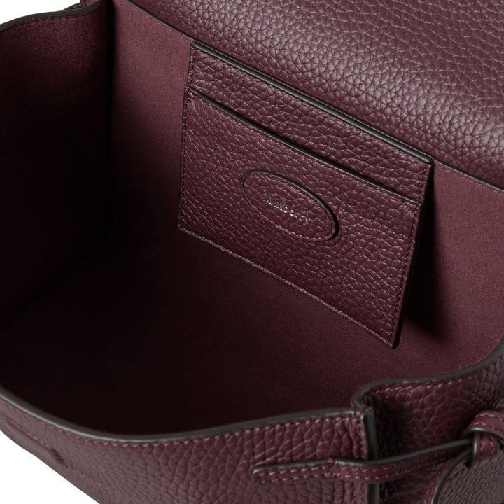 Club21 - Mulberry - Mini Soft Bayswater Black Cherry Heavy Grain - MINI SHOULDER BAGS - Black Cherry