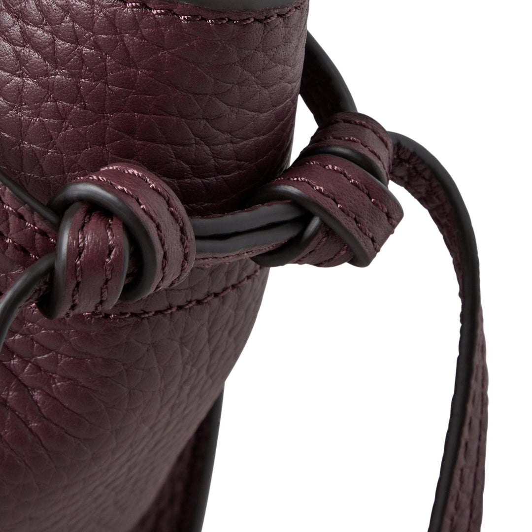 Club21 - Mulberry - Mini Soft Bayswater Black Cherry Heavy Grain - MINI SHOULDER BAGS - Black Cherry