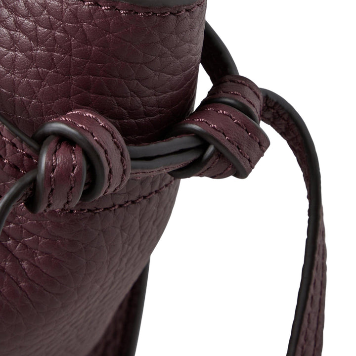 Club21 - Mulberry - Mini Soft Bayswater Black Cherry Heavy Grain - MINI SHOULDER BAGS - Black Cherry