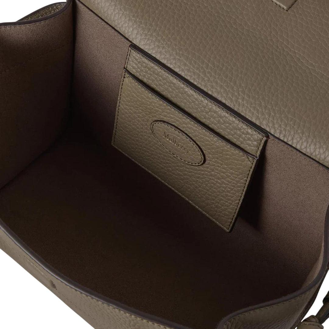 Club21 - Mulberry - Mini Soft Bayswater Linen Green Heavy Grain - MINI BAGS - Green