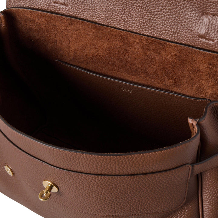 Club21 - Mulberry - Oversized Alexa Heavy Grain - LARGE TOP HANDLE - Bright Oak