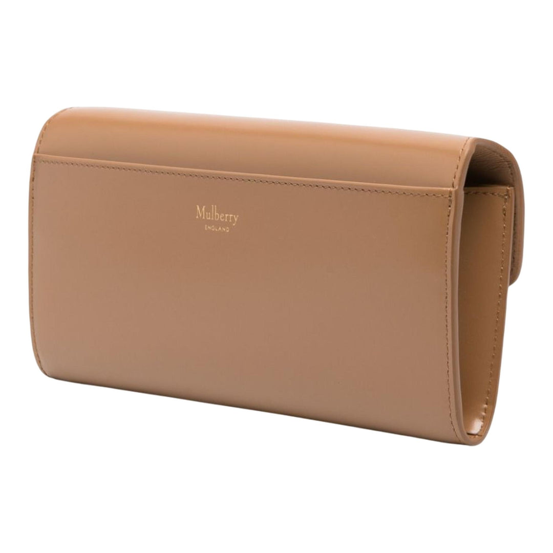 Club21 - Mulberry - Pimlico Wallet On Strap Sable Super Lux Calf - WALLETS - Beige