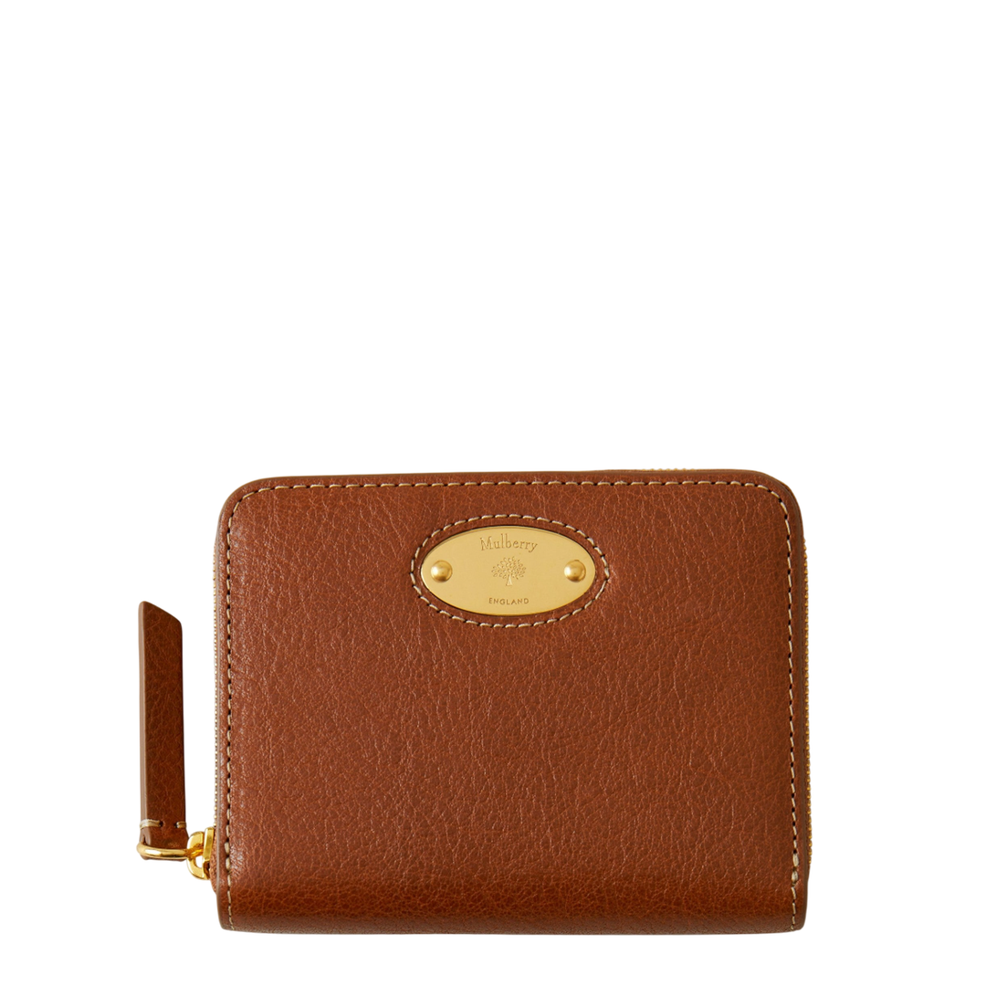 Plaque Small Zip Around Purse