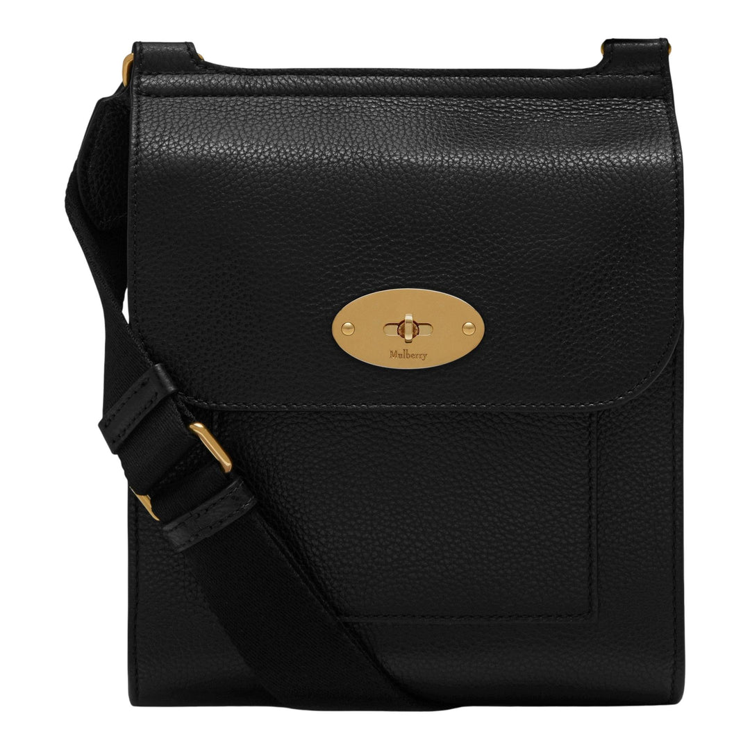 Club21 - Mulberry - Small Antony Black Small Classic Grain - SMALL CROSS BODY - Black