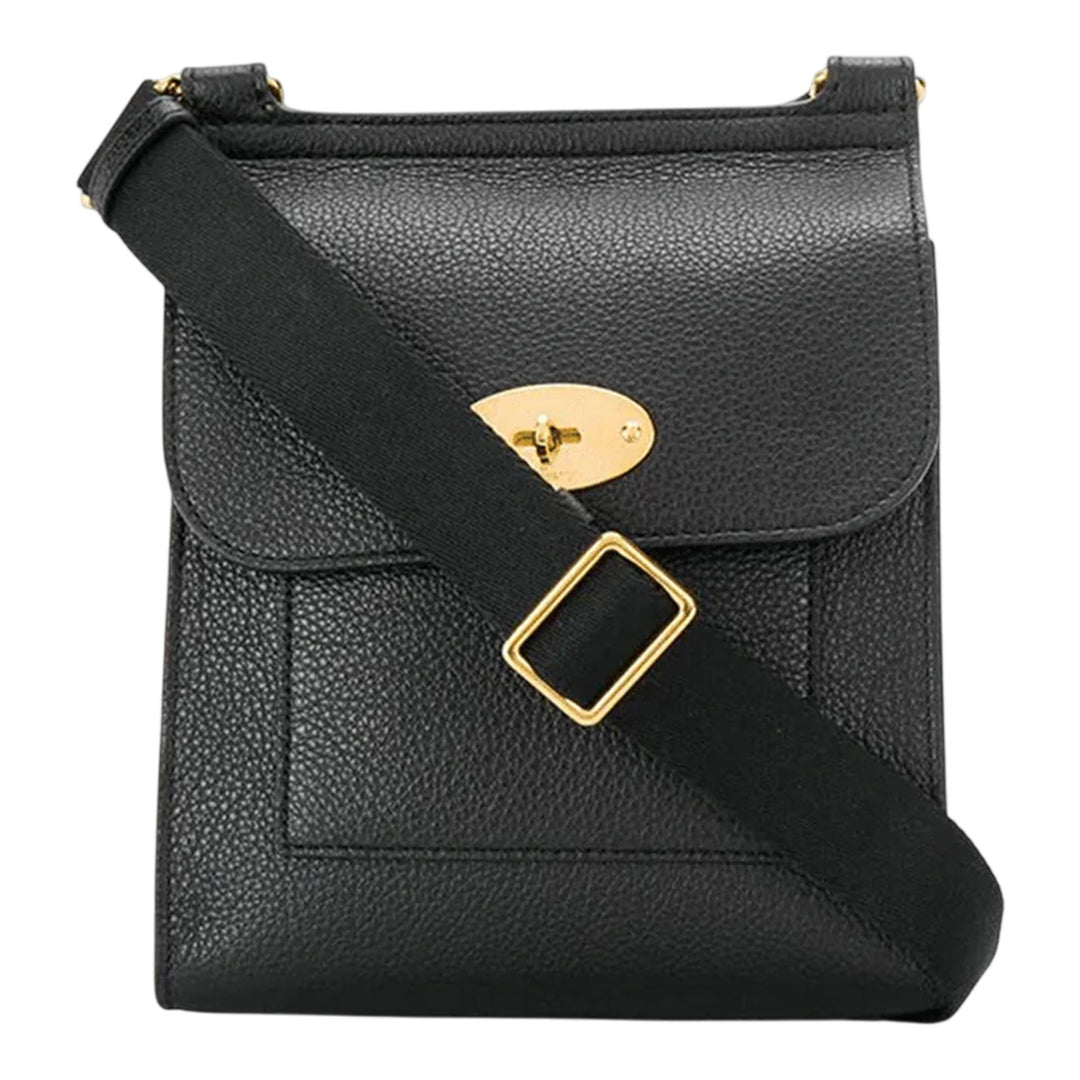 Club21 - Mulberry - Small Antony Small Classic Grain (Black) - SMALL CROSS BODY - Black