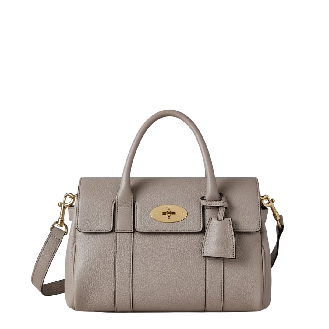 Bayswater Satchel Cashmere Taupe Heavy Grain