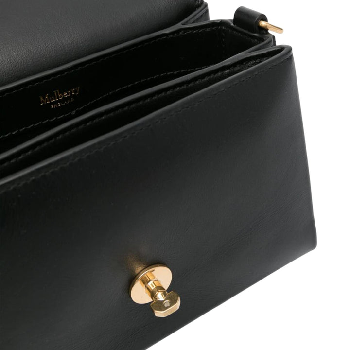 Club21 - Mulberry - Small Lana Top Handle High Gloss - HANDBAGS - Black