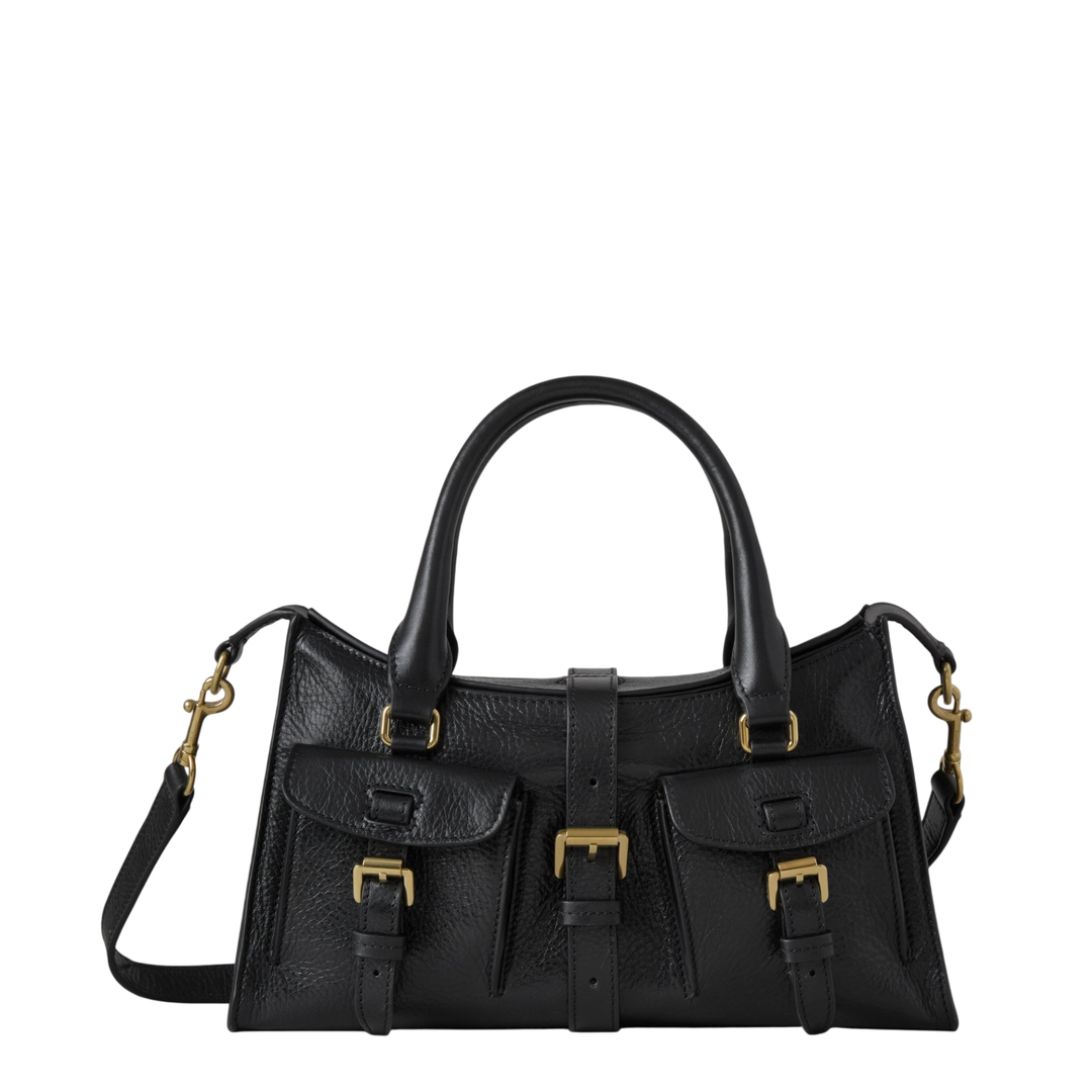 Small Roxanne High Shine Leather