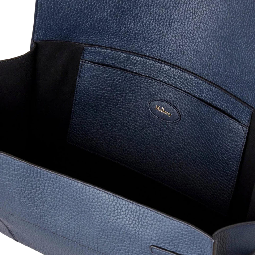 Club21 - Mulberry - Small Soft Bayswater Night Sky Heavy Grain - HANDBAGS - Dark Blue