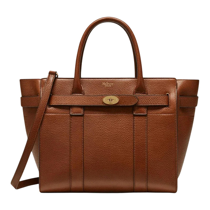 Club21 - Mulberry - Small Zipped Bayswater Small Classic Grain (Oak) - SMALL SHOULDER BAGS - Oak