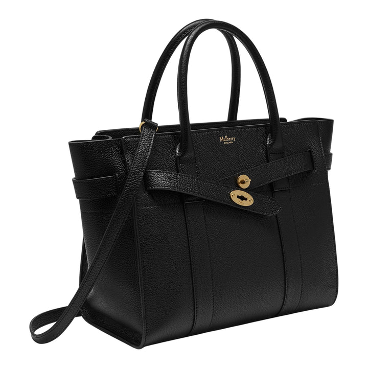 Club21 - Mulberry - Small Zipped Bayswater Sml Classic Grain - HANDBAGS - Black