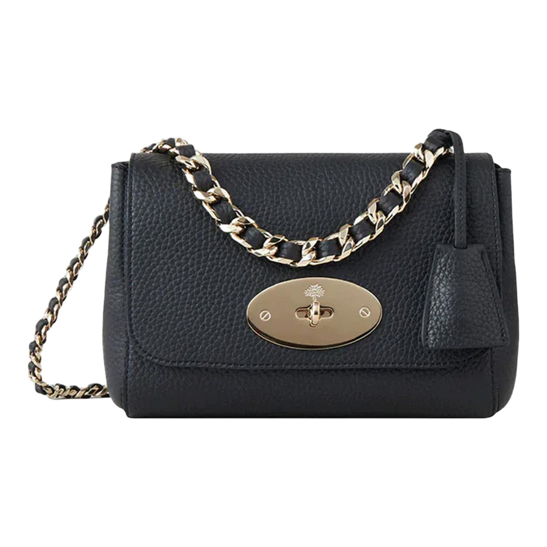 Club21 - Mulberry - Top Handle Lily Heavy Grain (Black) - SMALL TOP HANDLE - Black