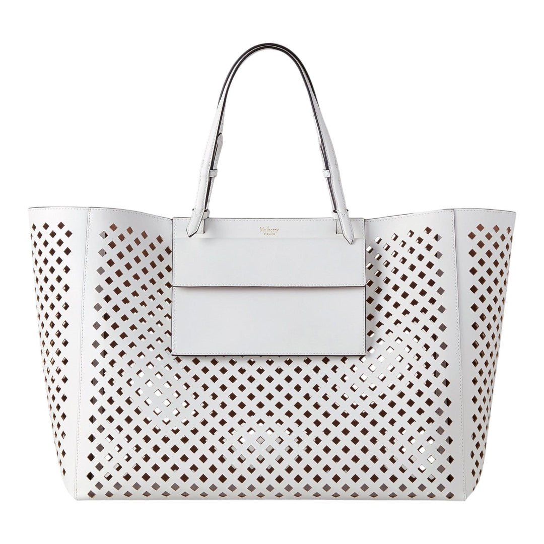 Túi Tote Lỗ Xl Da Lỗ Trắng –