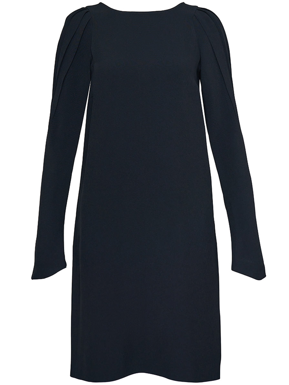 N21 Long Sleeve Dress With V Back Black 1