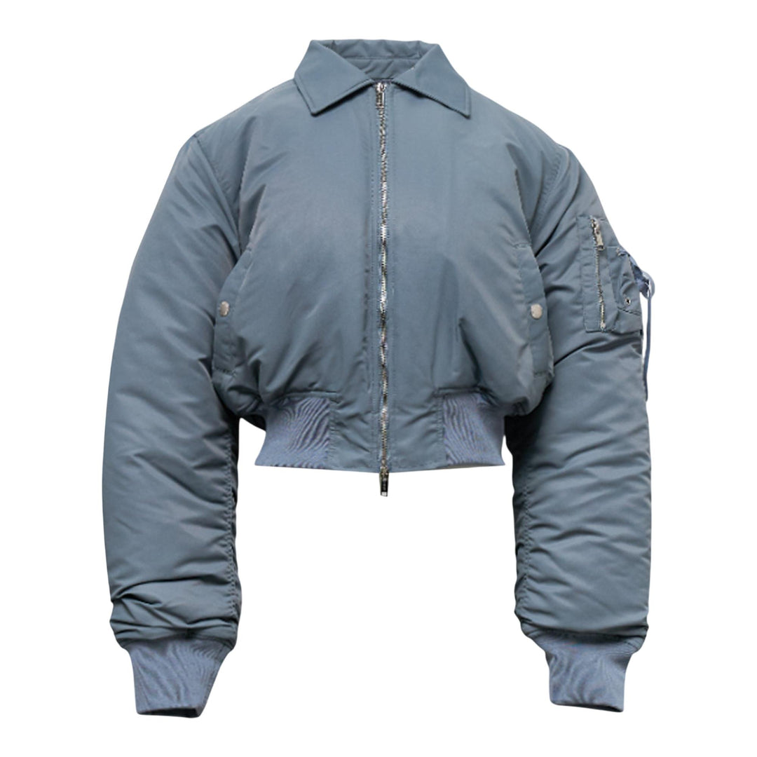 Club21 - NACHE - Cropped Bomber Jacket Unisex - BLOUSON - Blue