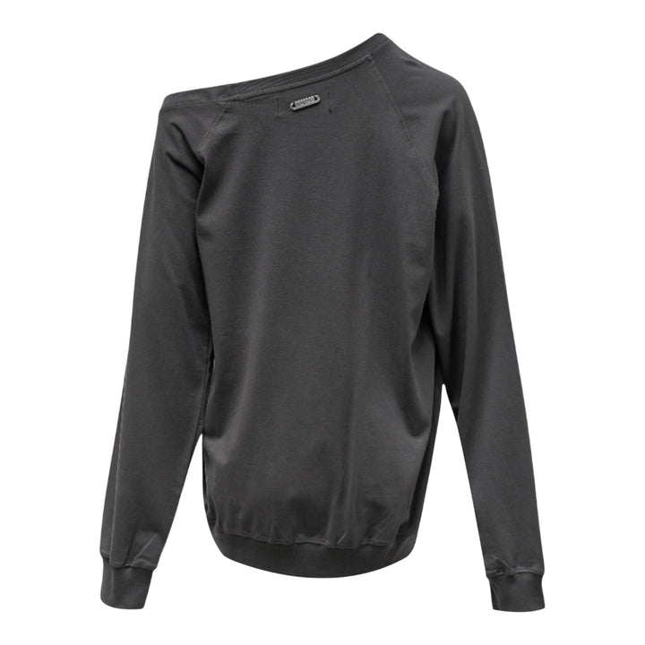 Club21 - NACHE - Pinched Long Sleeve Charcoal - KNIT TOPS - Grey