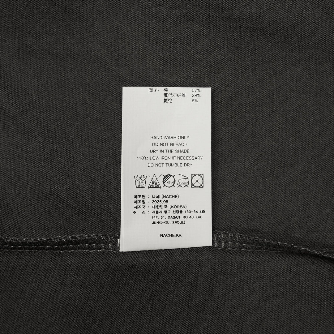 Club21 - NACHE - Signature Long Sleeve Crop Top Charcoal - KNIT TOPS - Grey