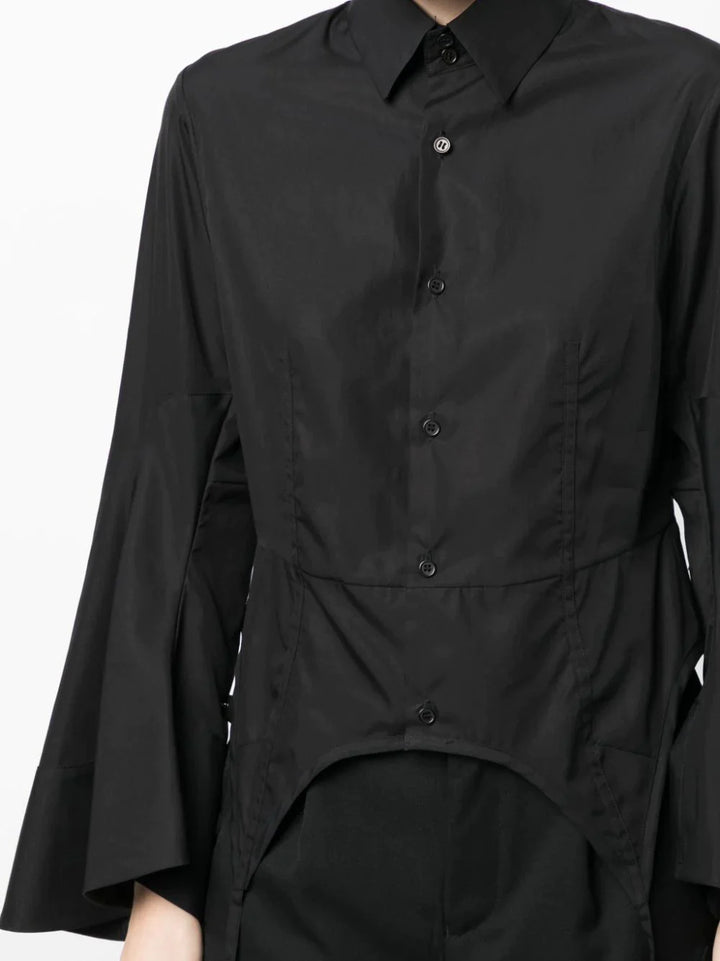 Noir-Kei-Ninomiya-Flared-Sleeve-Blouse-Black-5