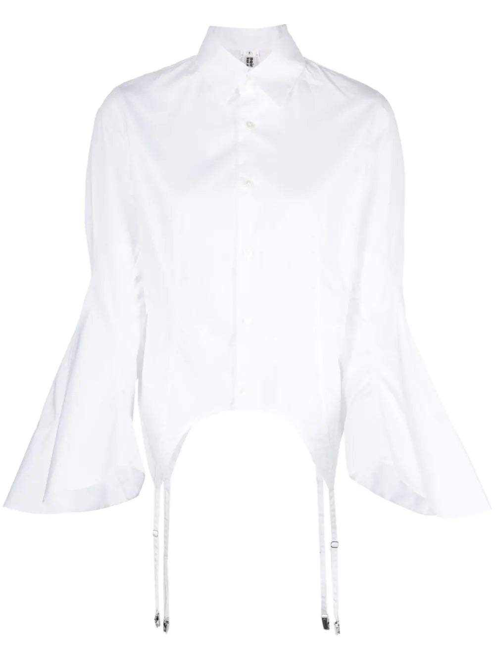 Noir-Kei-Ninomiya-Flared-Sleeve-Blouse-White-1