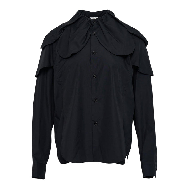 Club21 - Noir Kei Ninomiya - Cotton Broad Top - BLOUSES - Black