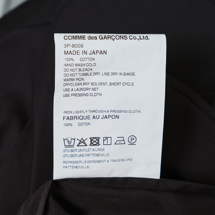Club21 - Noir Kei Ninomiya - Cotton Broad Top - BLOUSES - Black